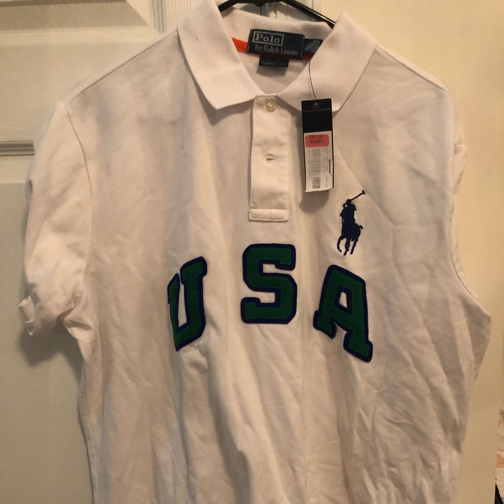 Men’s Ralph Lauren Polo XL USA Custom Fit